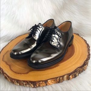 Church’s Leather Derby Shoes - Pewter/Metallic